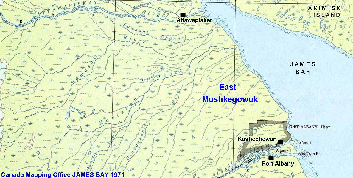 East Mushkegowuk Swampy Cree First Nation Portal sites